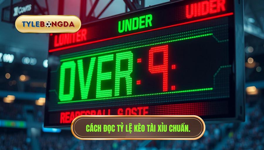 Cách đọc tỷ lệ kèo bóng đá chuẩn xác nhất cho người mới chơi 4 3. Cách đọc tỷ lệ kèo bóng đá Tài Xỉu (Over/Under)